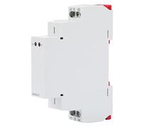 Jiawu Impulse Relay, AC DC 12V to 240V Electronic Latching Memory Switch, Din Rail Mount 18mm Width 16A SPDT Output with LED Status Indicators for Home Automation Lighting Control