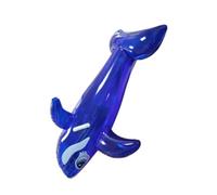 Jiawu Inflatable Pool Float, Large Whale Shape Ride On Design, Sturdy PVC Adult Size Pool Floats with Multifunctional Surfing Fun for Swimming Floating Water Family Friends