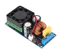 Jiawu IRS2092S Power Amplifier Board 500W Mono Class D HiFi Amp Board with Cooling Fan, ±70V Dual Power Supply for DIY Speaker System 4-8 Ohm