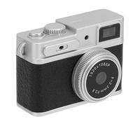 Jiawu Keychain Camera, 1080P FHD Mini Retro Digital Camera Portable Video Recorder with 32GB Card OTG Adapter for Travel Study Recording (Black)