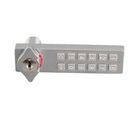 Jiawu Keypad Cabinet Lock, Dual Unlock Methods 12 Digit Password Cabinet Coded Lock, Security with Zinc Alloy Construction Mounting Accessory for Filing Cabinets Sauna Cabinets