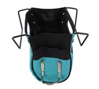 Jiawu Ladder Tool Pouch, Durable Step Ladder Storage Bag, Hammer Loop, Portable Tool Holder for Repair Accessories, Oxford Cloth Bag for Maintenance Workers