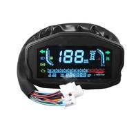Jiawu LCD Motorcycle Instrument Cluster, Multi-Functional Color Display High Precision Sensors Digital Display Motorcycle Speedometer, Instruments with Backlight