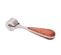 Jiawu Leather Roller, High Hardness Wear Resistance Bubble Free Bonding Leather Press Edge Roller, Edge with Log Handle for Craft Tools Accessories