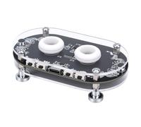 Jiawu LED Audio Visualizer, 26 Full Color Music Visualizer with 9 VFD Modes, 8 Flashing Modes, 4 Levels of Sensitivity and Brightness, Sound Activated Light for Gaming, Studio