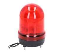 Jiawu LED Rotating Strobe Beacon Warning Lights, Electrical RevolvingLights for Emergency, Red, No Buzzer, High Visibility (#3)