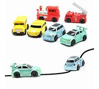 Jiawu Line Following Car, Optical Sensor Mini Engineering Vehicle Toy, Educational STEM Toy with Pen Paper and Batteries for Kids STEM Learning and Logical Thinking Development (As Shown #95)