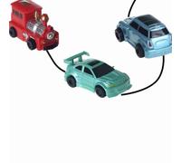 Jiawu Line Following Car, Optical Sensor Mini Engineering Vehicle Toy, Educational STEM Toy with Pen Paper and Batteries for Kids STEM Learning and Logical Thinking Development (As Shown #75)