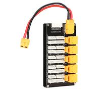 Jiawu LiPo Battery Charging Board, Supports 5 Sets 2-6S Simultaneous Charging Battery Parallel Board, Lithium with XT30 XT60 Connectors 22AWG Balance