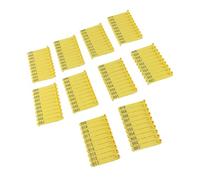 Jiawu Livestock Ear Tags, 001-100 Number Plastic Cattle Ear Tags, Animal Identification with Bright Colors for Sheep Goats Pigs Cows Farm Breeding Vaccination Tracking