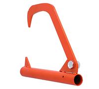 Jiawu Log Lifter, Strong Support 15.5in Diameter Logs Easy Moving and Lifting Logging Cant Hook, Carbon Steel Logging Cant Hook with Penetration Hooks and Rust Prevention Coating