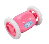 Jiawu Loud Alarm Clock, Extra Super Loud Rolling Vibrating Digital Snooze, Cute Running Alarm Clock with Wheels for Heavy Sleepers Adults Kids Teens Dorm Rooms Prank Lovers Home