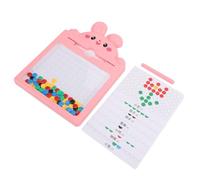 Jiawu Magnetic Doodle Beads Art Toy, Logical Thinking Development Magnet Doodle Board with Beads, Magnetic Dots Board for Toddlers with Pen and Dot for Kids Toddlers