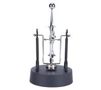 Jiawu Magnetic Levitation Perpetual Motion Desk Toy, Physical Science Decor for Office Home, USB/Battery Powered Kinetic Sculpture, Durable Zinc Alloy Frame with Non-Slip ABS Base,