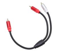 Jiawu Male Wrapping Sound to Male Stereo Cable for Movies or Games Meetings Plug and Play HDTVs Copper Splinter