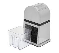 Jiawu Manual Ice Crusher, Hand Crank Snow Cone Machine, Ergonomic Design Shaved Ice Maker with Transparent Cover for Home Bar Restaurant Cafe Club