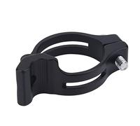 Jiawu Meijun Bicycle Mailleur Clip Anti-Rust Easy Installation for The Baze-on Converter, 2 Sizes, Black Aluminum Alloy for Cyclists (34.9mm)