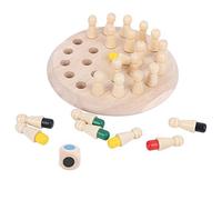 Jiawu Memory Matchstick Chess Toy, Cognitive Development Hand Eye Coordination Problem Solving Skills Memory Chess, Infant Educational Toy with Wooden Pieces for Toddlers Parents