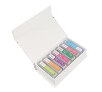 Jiawu Microscope Slide, 35Pcs Prepared Slide Set with Clear Staining, Biology Specimens for Students Kids Gift, Biological Prepared Kit with Sponge Isolation for School