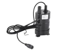 Jiawu Mini High Hydraulic Head Brushless Submersible Water Pump, 24V DC 1000L/H 7M Head, Submersible Pump with 12mm Outlet Mesh Filter, for Computer Cooling Solar Fountain Garden