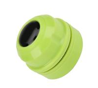 Jiawu Mini Magnet Fish Tank Brush Cleaning Tool, Durable Plastic Aquarium Scrubber for Below 8mm Glass, Eco-Friendly Ergonomic Grip with Hook and Loop Design, Easy to Store and Use (Green)