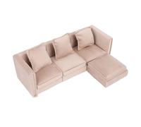 Jiawu Miniature Doll House House Couch Design Luxus Design for Dollhouse Decoration for the Home Living Miniature - Selection for Polyester Fiber Material