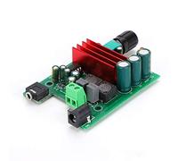 Jiawu Mono Subwoofer, 8-25VDC 100W Digital Amplifier Board Module 50W Dual Channel with NE5532 OPAMP for Car Home Systems