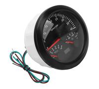Jiawu More Precisely 3 in 1 Electrical Meter of Oil Pressure Water Temperature Measuring Device for RV Yacht Truck (Black Dial Black Bezel)