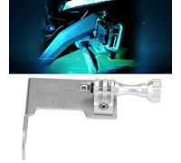 Jiawu Motorcycle Front Left Camera Bracket for R1200GS LC ADV , Hardened Aluminum Vibration Resistant Mount for Hero, Anti-Theft Hex Screw Camera Support for R1200GS (Silver)
