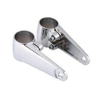 Jiawu Motorcycle Headlight Bracket, No Drill Installation Headlight Fork Mounting Bracket, Fork Mounting with Plastic Sleeves for 35mm 39mm 41mm Tube Motorcycle Models