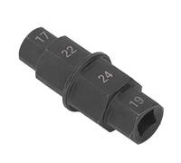Jiawu Motorcycle Hex Axle Tool for Front Wheel Spindle Removal, CrMo