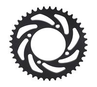 Jiawu Motorcycle Sprocket, 41T Steel Rear Sprocket for 420 Chain, Proof Back Cog with Accurate Fit for DIY ATV Karting Lightweight Motorcycles Repair Accessories