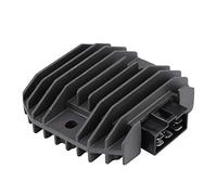 Jiawu Motorcycle Voltage Regulator Rectifier, Preventing Over Charging Battery with Heat Sink Fins for Cooling, Solid State Electronic Component Voltage Rectifier with Long Service