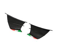 Jiawu Motorcycle Winglet, Aerodynamic Wing Increased Downforce Motorcycle Side Spoiler, Fairing Winglets with Solid Plastic Material for R1 R3 R25 400 250 Z900 Z1000 CBR650 (Matte Carbon Fiber