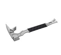 Jiawu Multi Function Demolition Tool Hammer Nail Puller Chisel Pry Bar, Manganese Steel Heavy Duty Demolition Bar for Prying Chiselling Knocking, Compact Size Easy Carrying