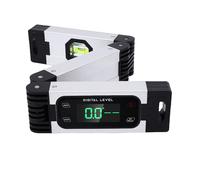 Jiawu Multi-Function Foldable Level, 3 Sections Magnetic Folding Digital Level, 45cm Angle Measurement Tool, Aluminum Alloy Portable Leveler for Woodworking, Construction