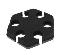 Jiawu Multi Microphone Holder Efficiently Organize 6 Mics for Dynamic Wired Wireless Mics Mount 3/8 Inch Stand