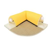 Jiawu Multifunctional Cat Tunnel Mat, Removable Elegant Cat Mat, 2 in 1 Tunnel for Home Decoration