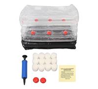 Jiawu Mushroom Monotub Kit, Home Inflatable Mushroom Grow Kit, Portable Monotube Mushroom Box, Reusable Alternative to Grow Bags, Easy Storage and Exchange of Fresh Air