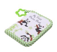 Jiawu My First Photo Book Memory Keepsake Baby Album Made of Soft Fabric with Flexible Photo Display for Early Brain Development, Ideal for Chewing and Pulling (14 * 18CM)