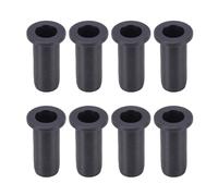 Jiawu Nylon Oar Lock Socket Insert 1/2 Inch Protective Sleeve, 8-Pack Anti-Slip Boat Oar Lock Bushing for Kayak Canoe, Converts 5/8" to 1/2" Shaft, Noise Reducing and Wear Proof