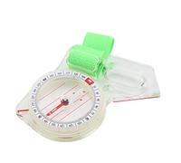 Jiawu Orienteering Compass, Luminous Point Clear Scale Hollow Thumb Trough ABS Thumb Compass, Map with Centimeter Scale for Adventure Camping Backpacking Outdoor Navigation