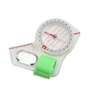 Jiawu Orienteering Compass with Luminous Point, Clear Scale ABS Thumb Compass Multifunction Map for Backpacking Night Hiking Adventure Camping