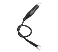 Jiawu Oscilloscope Probe Ground Lead, 4Pcs Reliable Ground Wire Cable with Clip for Standard Oscilloscope Accessories Replacement Lightweight RoHS Compliant