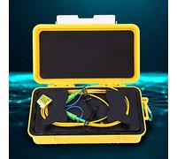 Jiawu OTDR Cable Box SM SC -SC 2km Singlemode Dead Zone Eliminator, Optical Fiber Ring for OTDR Test Blind Area Compensation, Loss ≤0.5dBm/km, Portable Storage