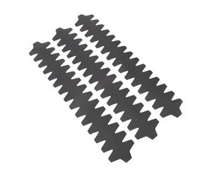 Jiawu Padel Racket Protector, 0.67mm PU 15.7 Inch Multigranulated Racket Head Protector, Frame Protecting Tape with 3 Replacement Strips for Edge Protection, Easy Installation