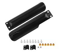 Jiawu Pair Front Fork Guard Protector for 160c Dirt Bike - Black ABS Plastic Dust Shield, Front Fork Guards Replacement