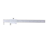 Jiawu Parallel Crossed Caliper, 0 200mm Stainless Steel Carbide Needle Inch Units Parallel Crossed Vernier Caliper, with Quick Needle Change for Marking