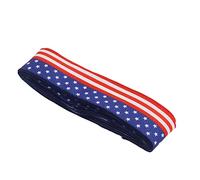 Jiawu Patriotic Ribbon, 6.5cm Width 10m Length Star Stripes Ribbon Roll, Decoration, Wreath with Flags Pattern for Presidents Day, Memorial Day, 4th of July