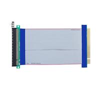 Jiawu PCI-E Riser Card Extender, 19cm PCI-E 16x Soft Flat Extension Cable, 16x Flexible Riser Cable with Slot Adapter, for 1U 2U Server Small Chassis